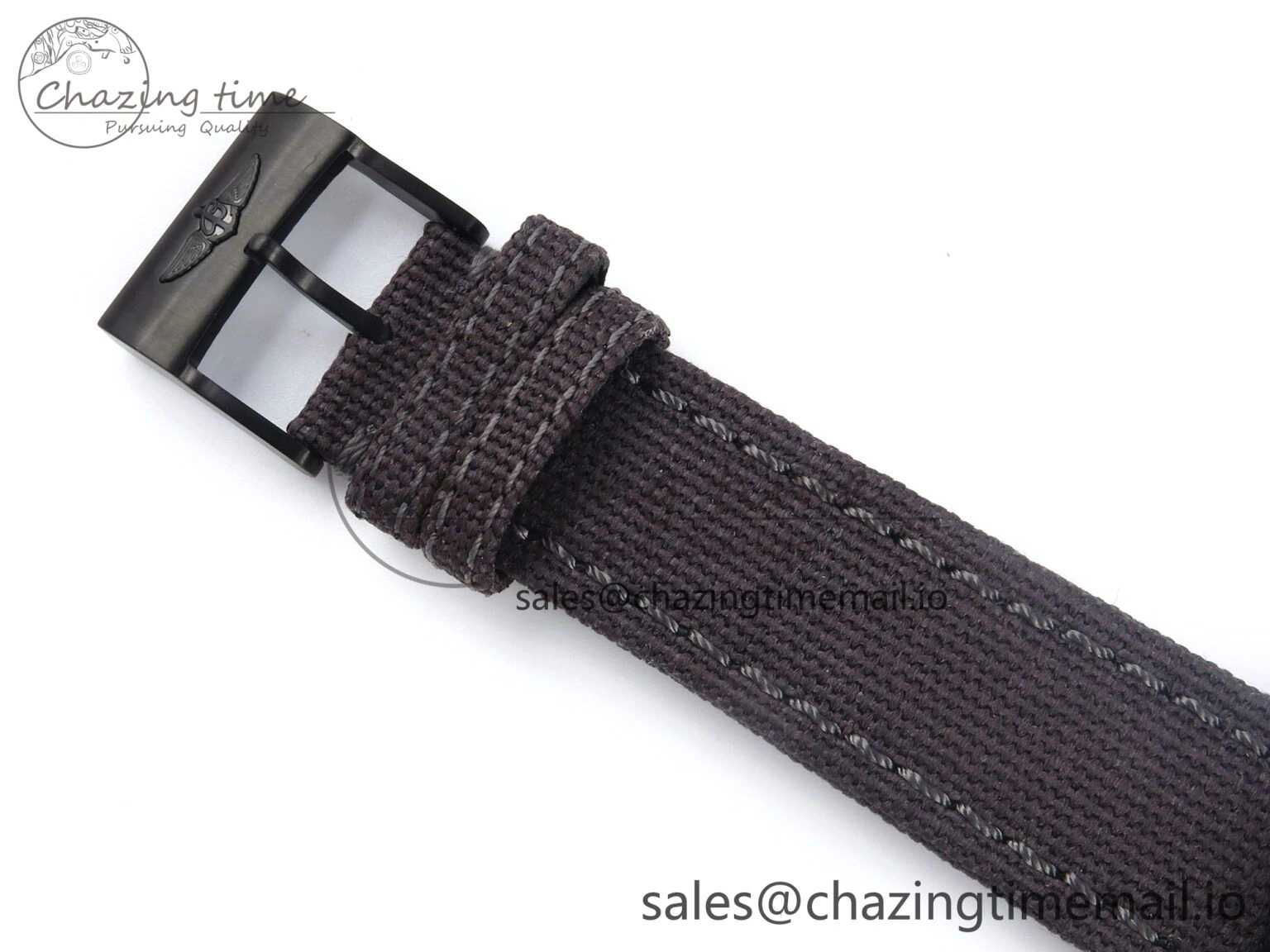 Avenger BlackBird 44mm TF 1:1 Best Edition Black Dial on Black Nylon Strap A2824
