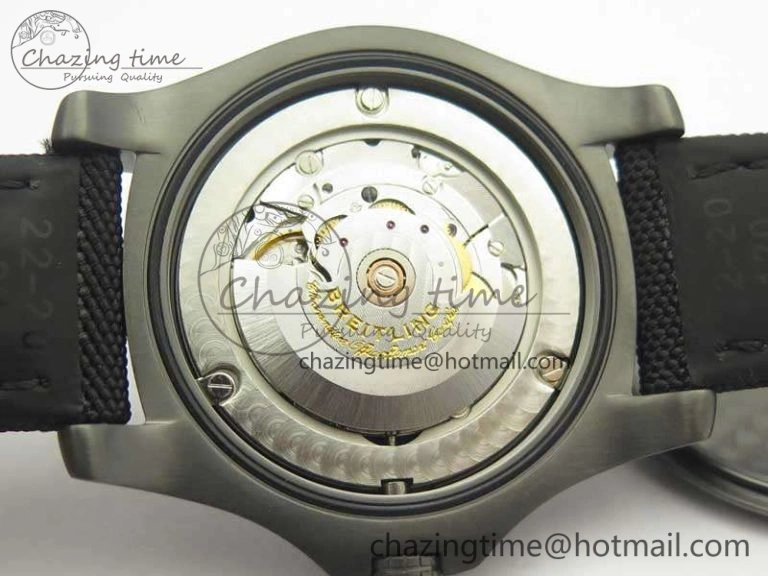 Avenger Blackbird V17310 DLC GF 1:1 Best Edition Black Textured Dial On Nylon Strap A2824