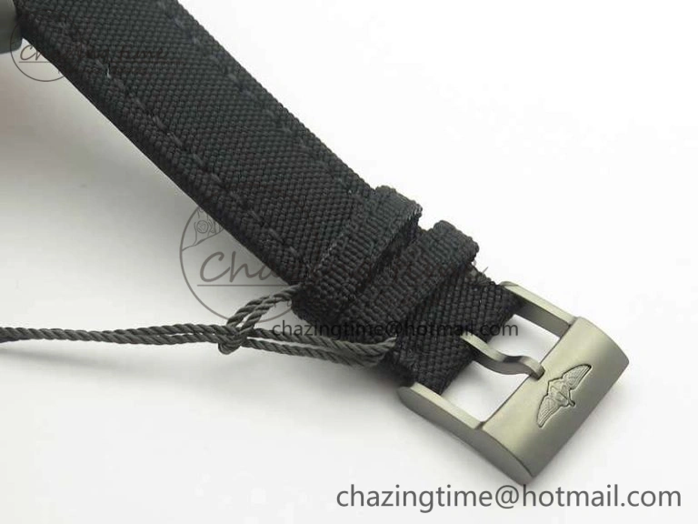 Avenger Blackbird V17310 DLC GF 1:1 Best Edition Black Textured Dial On Nylon Strap A2824