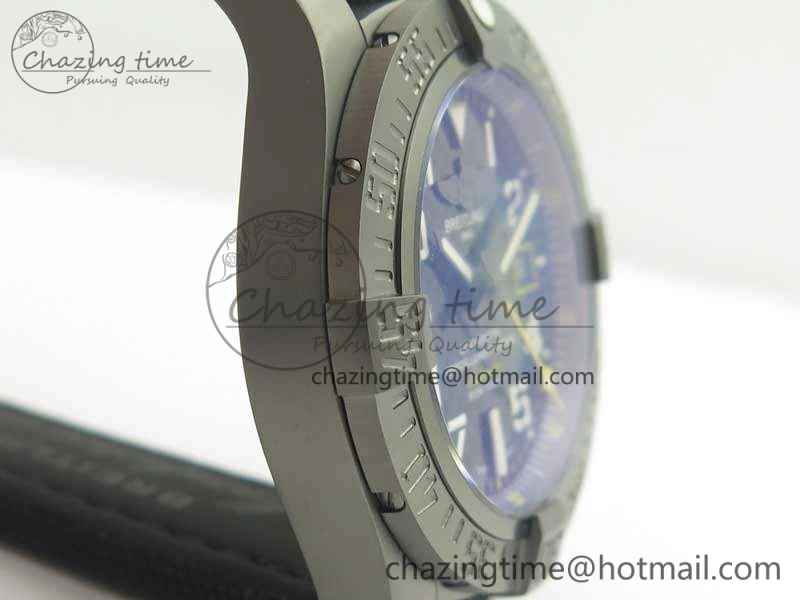 Avenger Blackbird V17310 DLC GF 1:1 Best Edition Black Textured Dial On Nylon Strap A2824