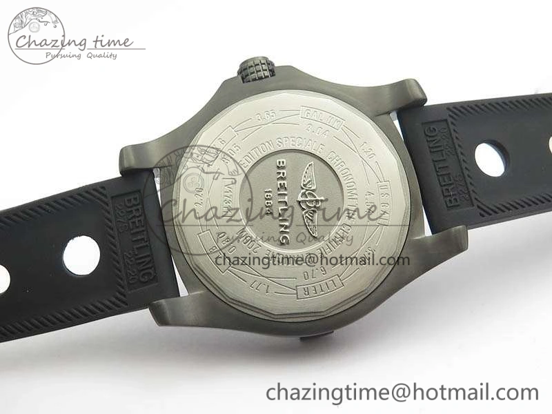 Avenger Blackbird V17311 DLC GF 1:1 Best Edition Black Dial On Rubber Strap A2824 V2