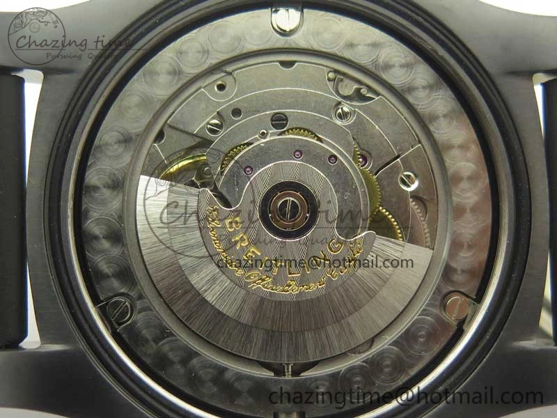 Avenger Blackbird V17311 Ti DLC 1:1 Best Edition Black CF Dial on Rubber Strap A2824