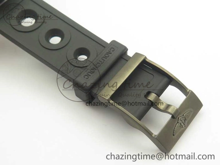 Avenger Blackbird V17311 Ti DLC 1:1 Best Edition Black CF Dial on Rubber Strap A2824