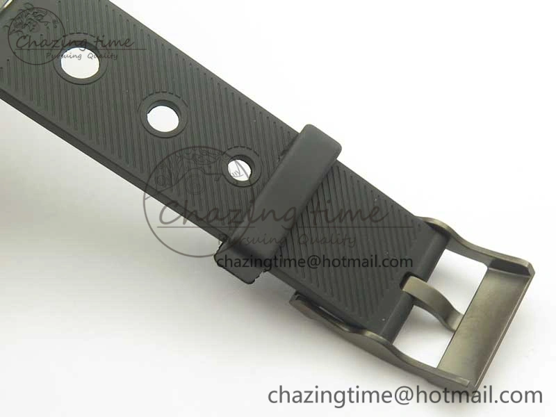Avenger Blackbird V17311 Ti DLC 1:1 Best Edition Black CF Dial on Rubber Strap A2824