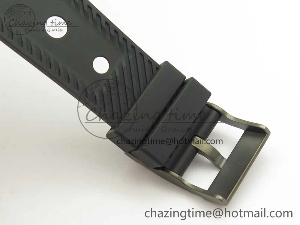 Avenger Blackbird V17311 Ti DLC 1:1 Best Edition Black Dial Diamonds Bezel on Rubber Strap A2824
