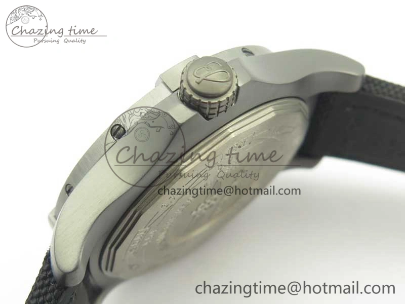 Avenger Blackbird V17311 Ti DLC 1:1 Best Edition Black Dial on Nylon Strap A2824