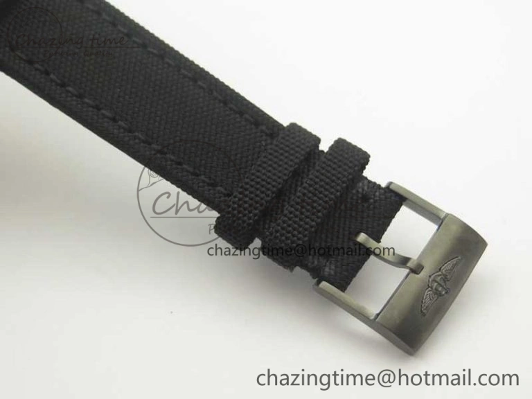 Avenger Blackbird V17311 Ti DLC 1:1 Best Edition Black Dial on Nylon Strap A2824