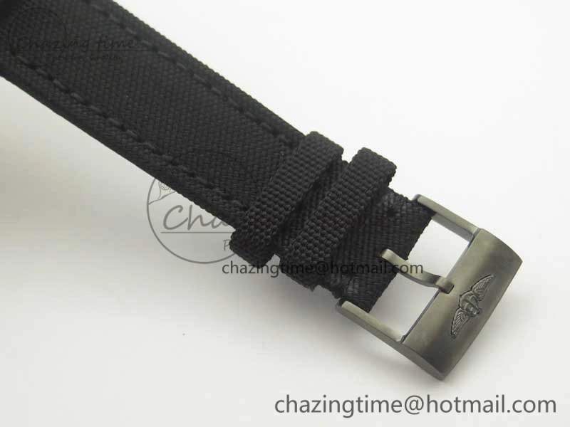 Avenger Blackbird V17311 Ti DLC 1:1 Best Edition Black Dial on Nylon Strap A2824