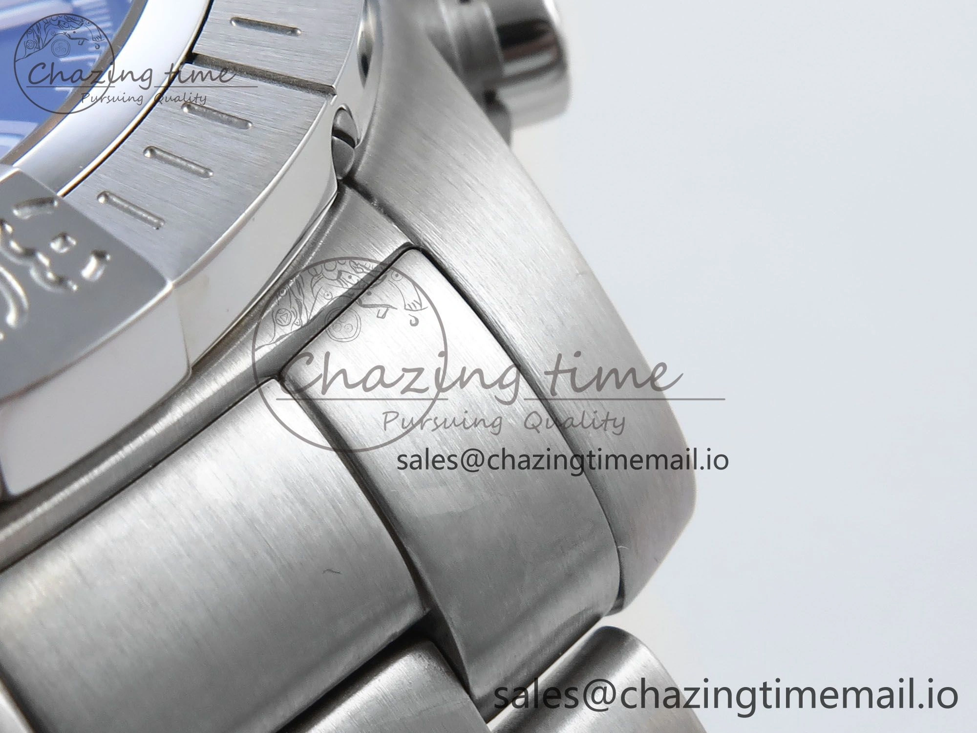 Avenger Chrono 45mm SS TF 1:1 Best Edition Black Dial on SS Bracelet A7750