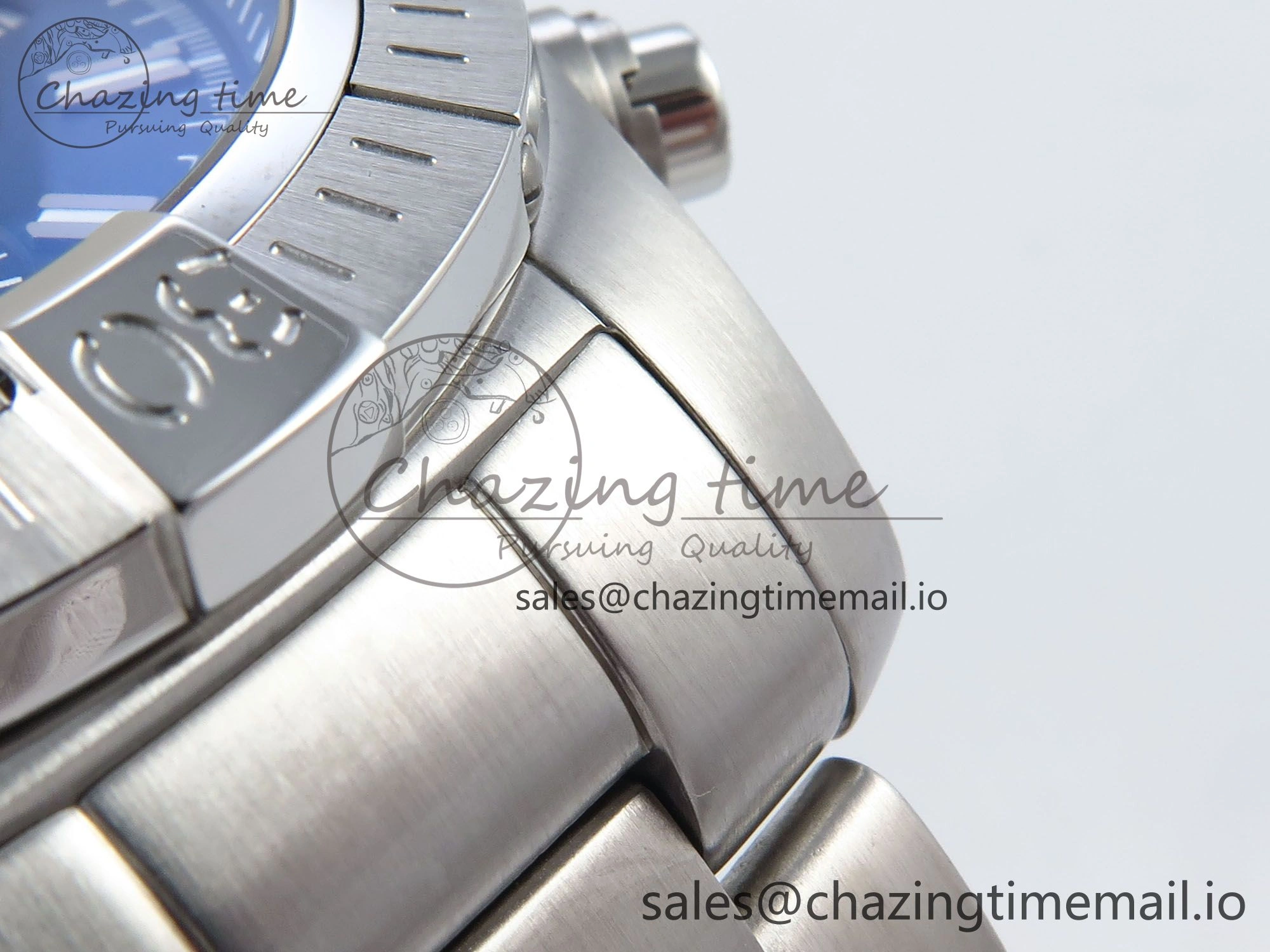 Avenger Chrono 45mm SS TF 1:1 Best Edition Blue Dial on SS Bracelet A7750