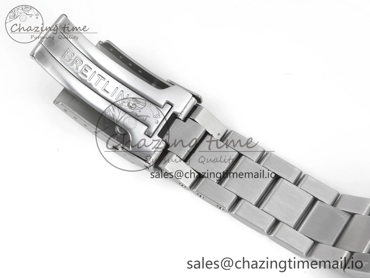 Avenger Chrono 45mm SS TF 1:1 Best Edition Blue Dial on SS Bracelet A7750