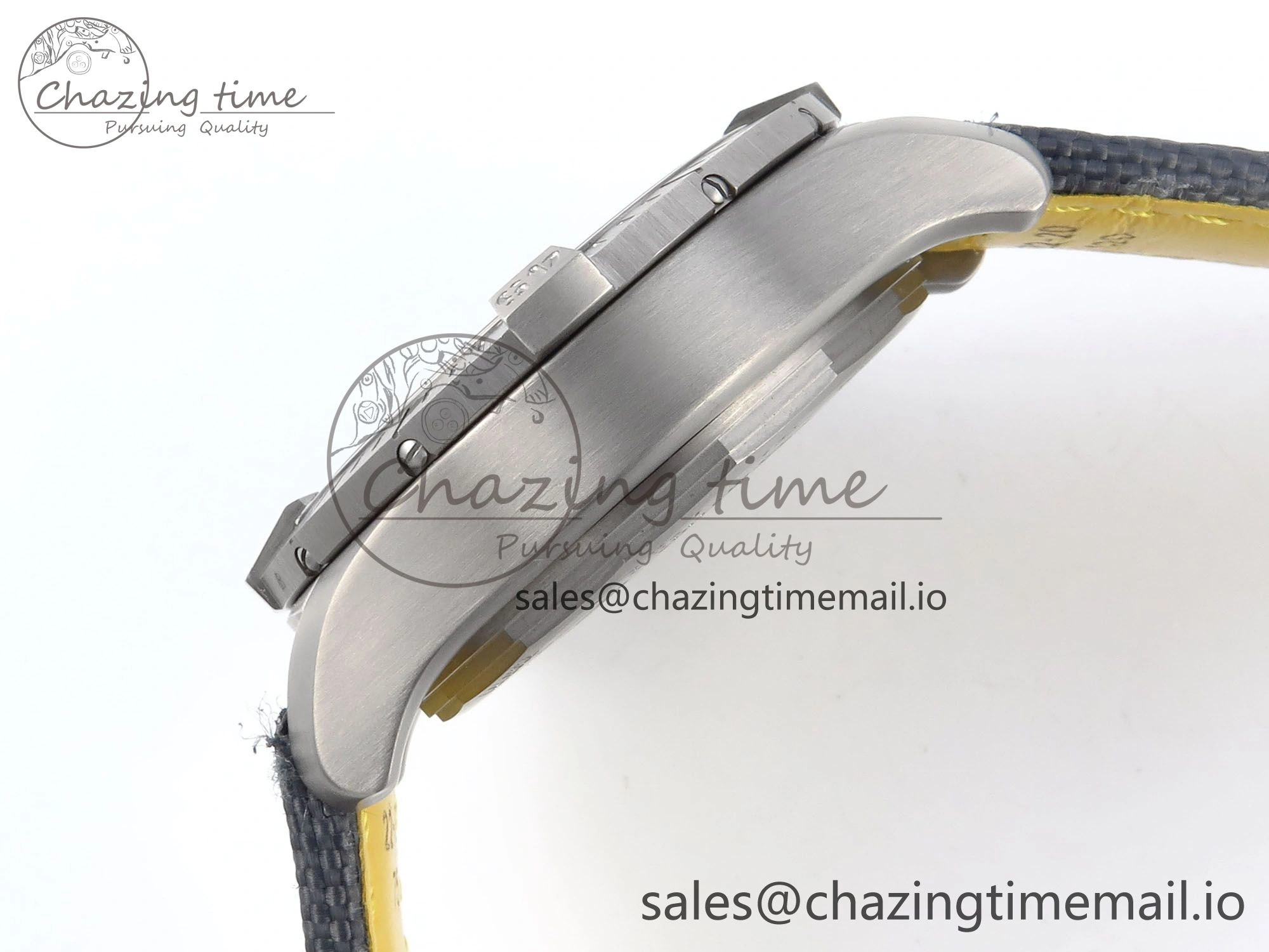 Avenger Chrono 45mm TF 1:1 Best Edition Gray Dial on Gray Nylon Strap A7750