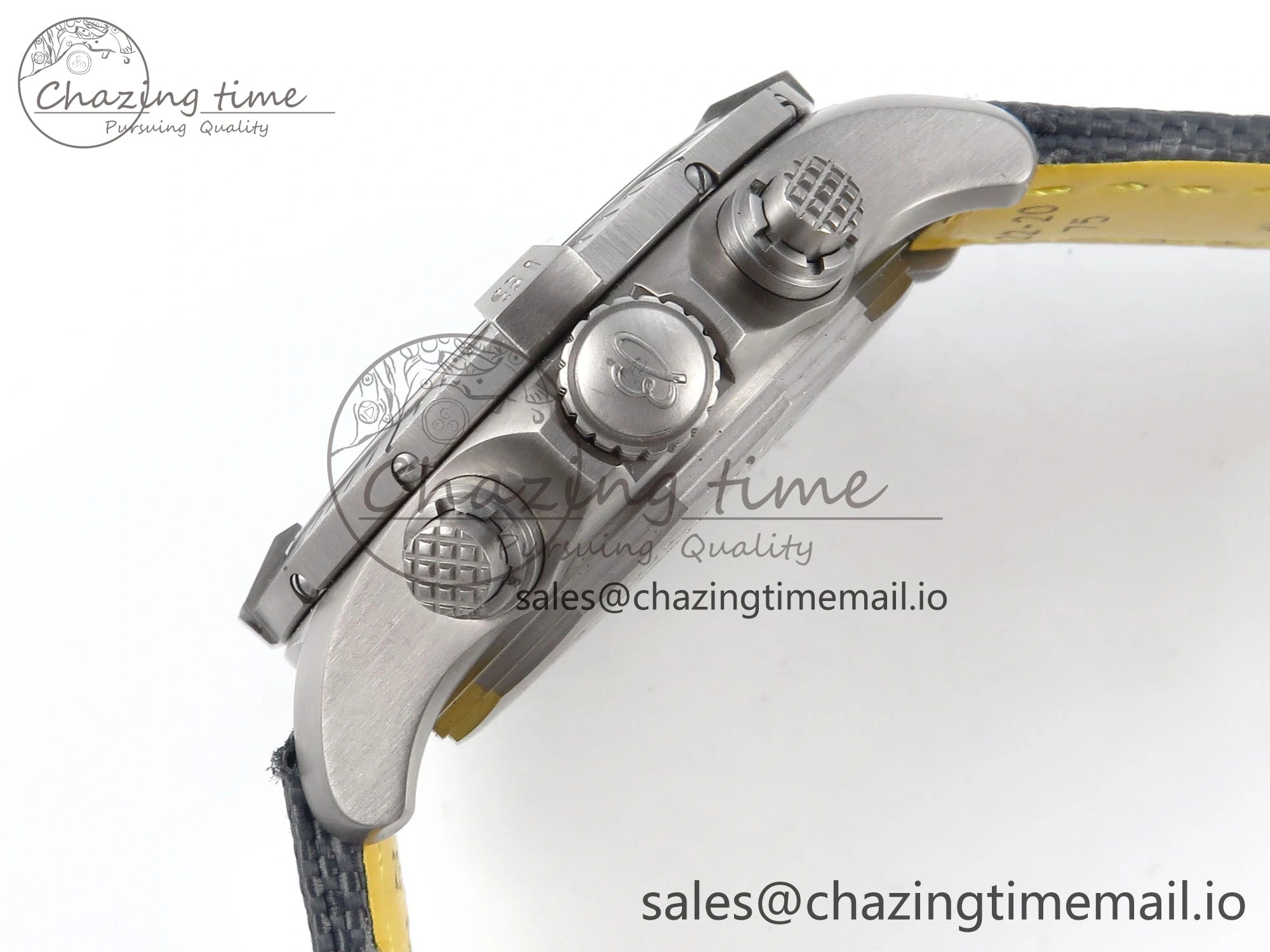 Avenger Chrono 45mm TF 1:1 Best Edition Gray Dial on Gray Nylon Strap A7750