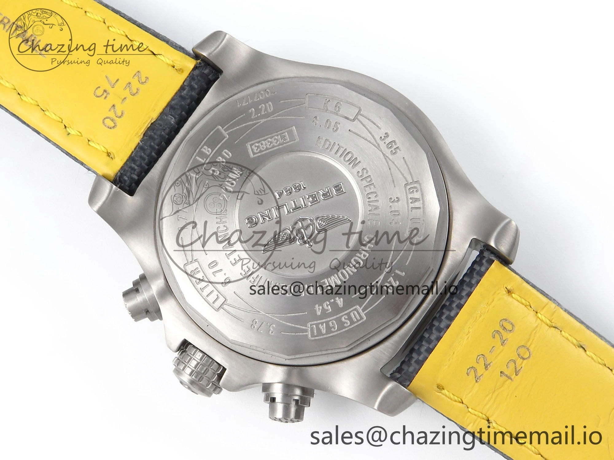 Avenger Chrono 45mm TF 1:1 Best Edition Gray Dial on Gray Nylon Strap A7750