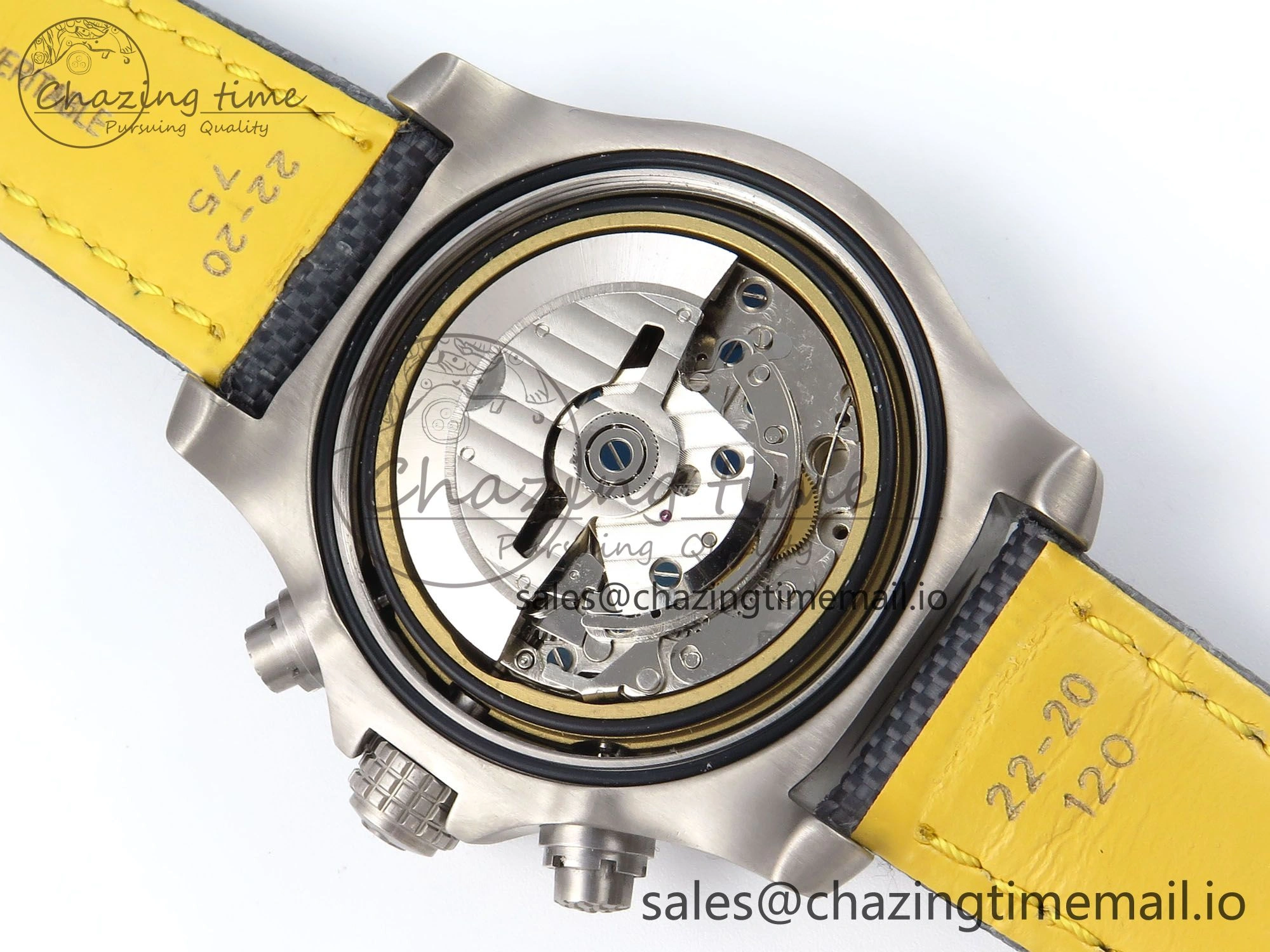 Avenger Chrono 45mm TF 1:1 Best Edition Gray Dial on Gray Nylon Strap A7750