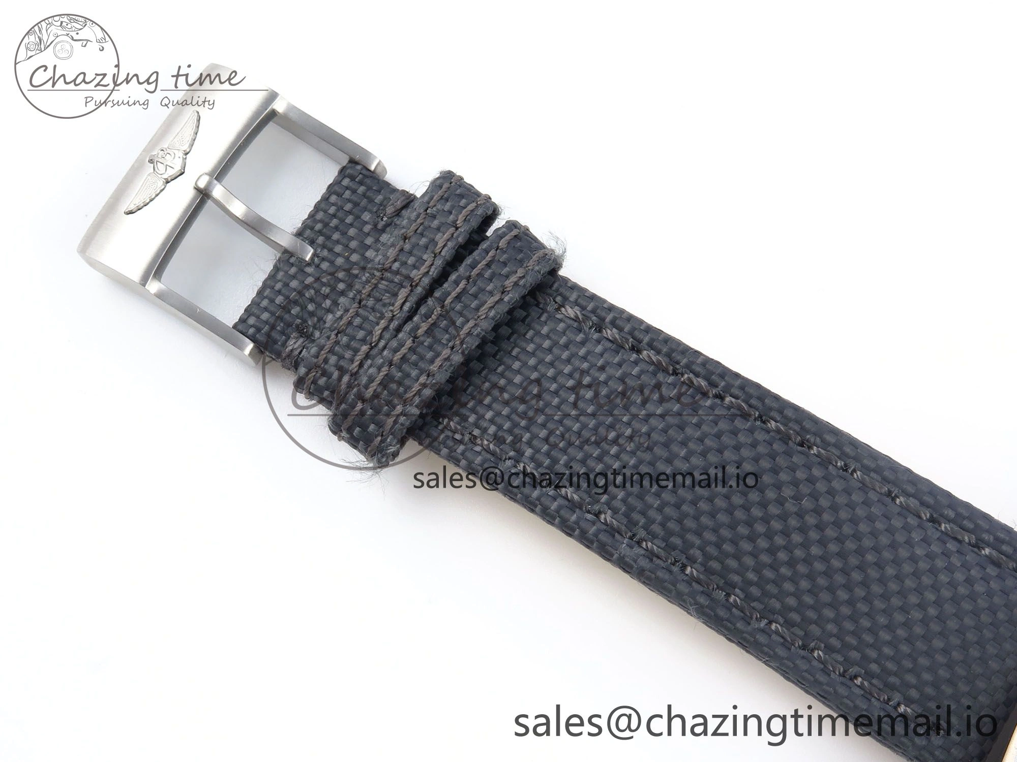 Avenger Chrono 45mm TF 1:1 Best Edition Gray Dial on Gray Nylon Strap A7750