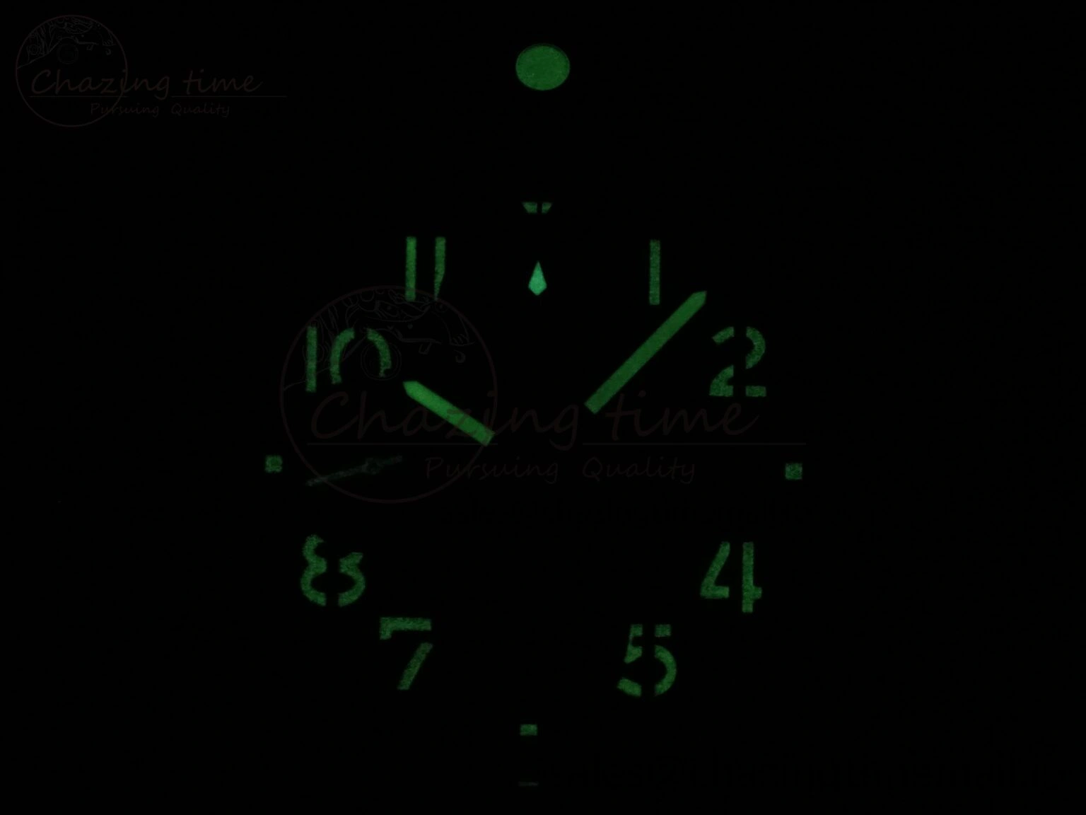 Avenger Chrono 45mm TF 1:1 Best Edition Green Dial on Green Nylon Strap A7750