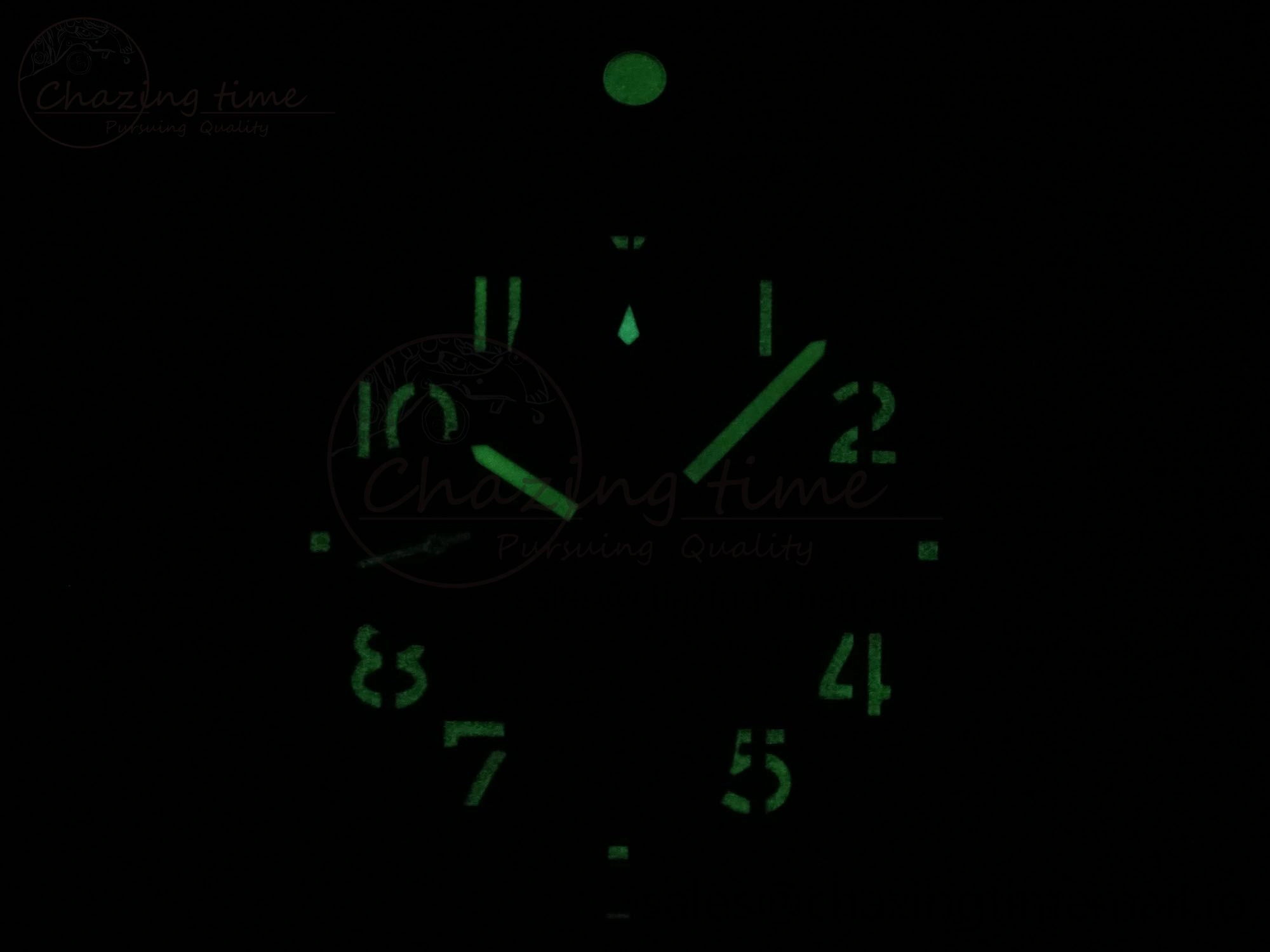 Avenger Chrono 45mm TF 1:1 Best Edition Green Dial on Green Nylon Strap A7750