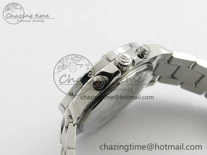 Avenger Chronograph 43mm SS B12F Best Edition White Dial on SS Bracelet A7750