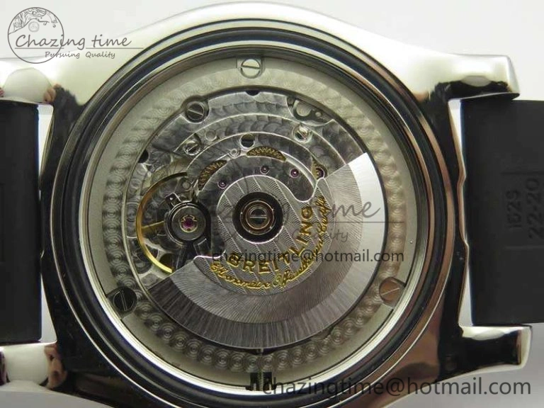 Avenger GMT A32390 SS GF 1:1 Best Edition Black Dial On Rubber Strap A2836