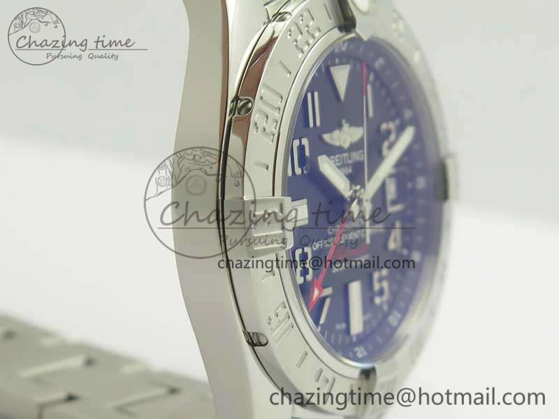 Avenger GMT A32390 SS GF 1:1 Best Edition Black Dial On SS Bracelet A2836