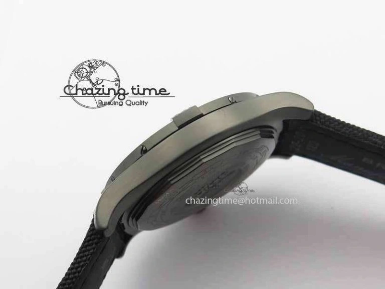 Avenger GMT DLC GF Best Edition Black Sticks Marker Dial On Nylon Strap A2836