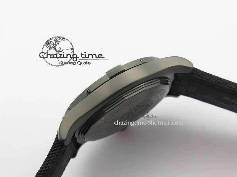 Avenger GMT DLC GF Best Edition Black Sticks Marker Dial On Nylon Strap A2836