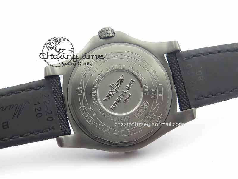 Avenger GMT DLC GF Best Edition Black Sticks Marker Dial On Nylon Strap A2836