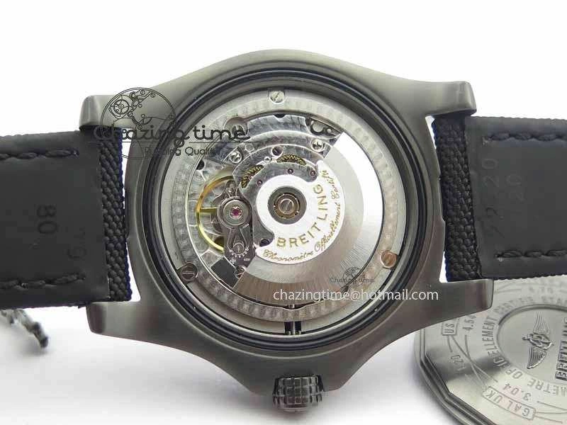 Avenger GMT DLC GF Best Edition Black Sticks Marker Dial On Nylon Strap A2836