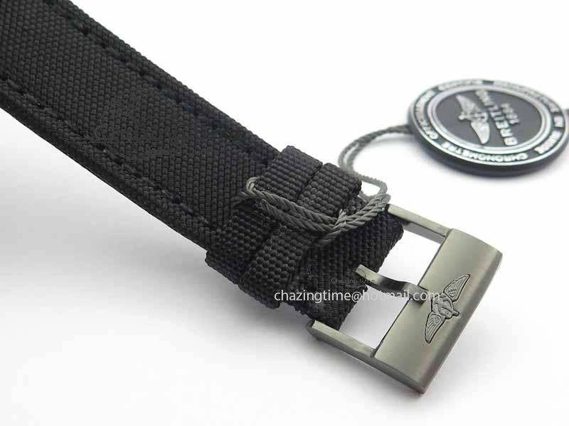 Avenger GMT DLC GF Best Edition Black Sticks Marker Dial On Nylon Strap A2836