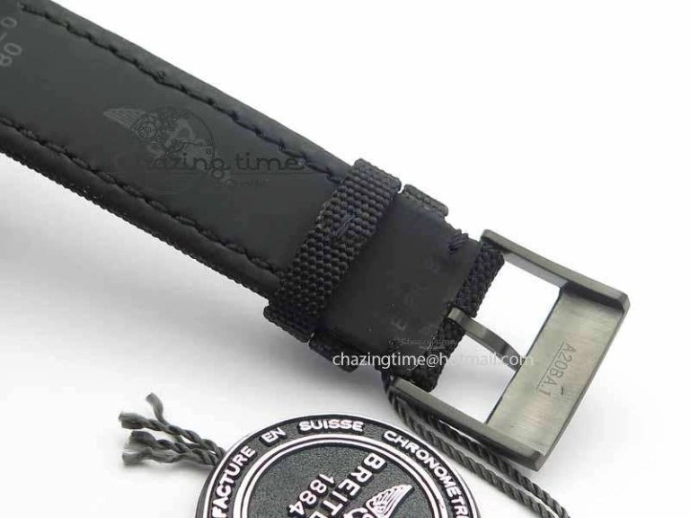 Avenger GMT DLC GF Best Edition Black Sticks Marker Dial On Nylon Strap A2836