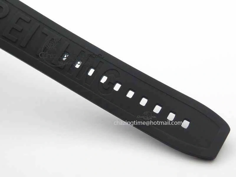 Avenger GMT DLC GF Best Edition Black Sticks Marker Dial On Rubber Strap A2836