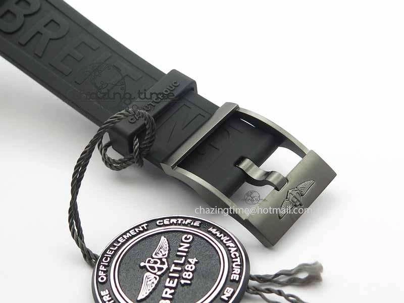 Avenger GMT DLC GF Best Edition Black Sticks Marker Dial On Rubber Strap A2836