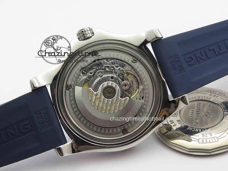 Avenger GMT SS GF 1:1 Best Edition Blue Sticks Marker Dial On Rubber Strap A2836