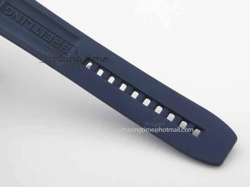 Avenger GMT SS GF 1:1 Best Edition Blue Sticks Marker Dial On Rubber Strap A2836