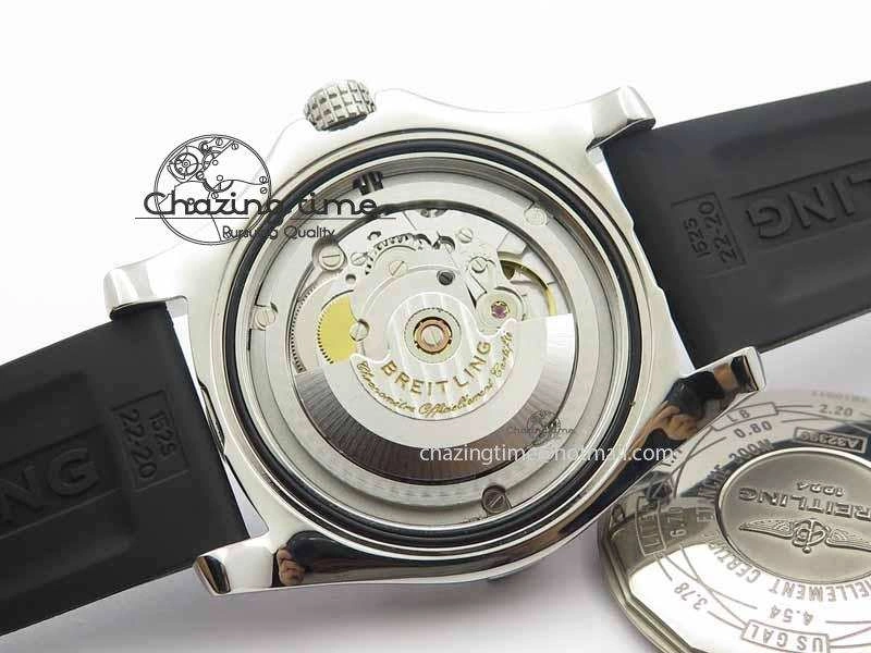 Avenger GMT SS GF 1:1 Best Edition White Sticks Marker Dial On Rubber Strap A2836