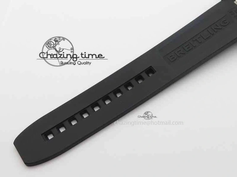 Avenger GMT SS GF 1:1 Best Edition White Sticks Marker Dial On Rubber Strap A2836