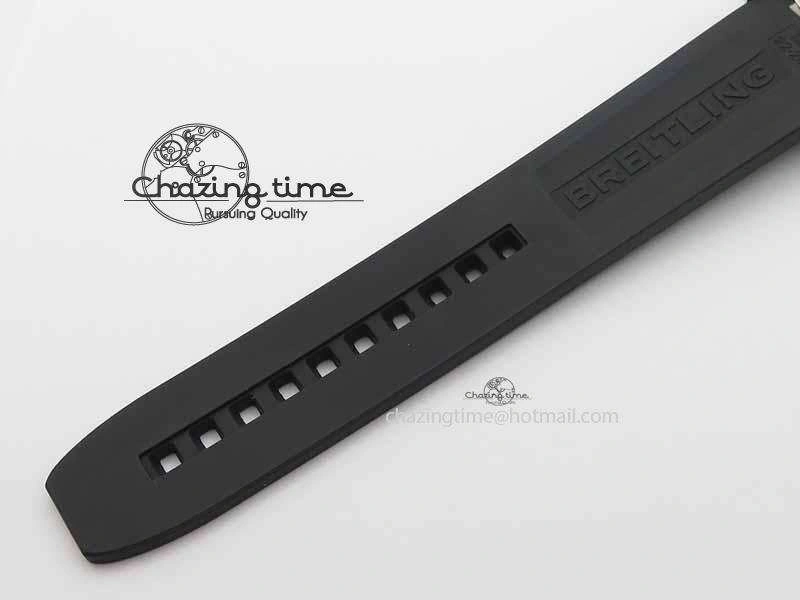 Avenger GMT SS GF 1:1 Best Edition White Sticks Marker Dial On Rubber Strap A2836