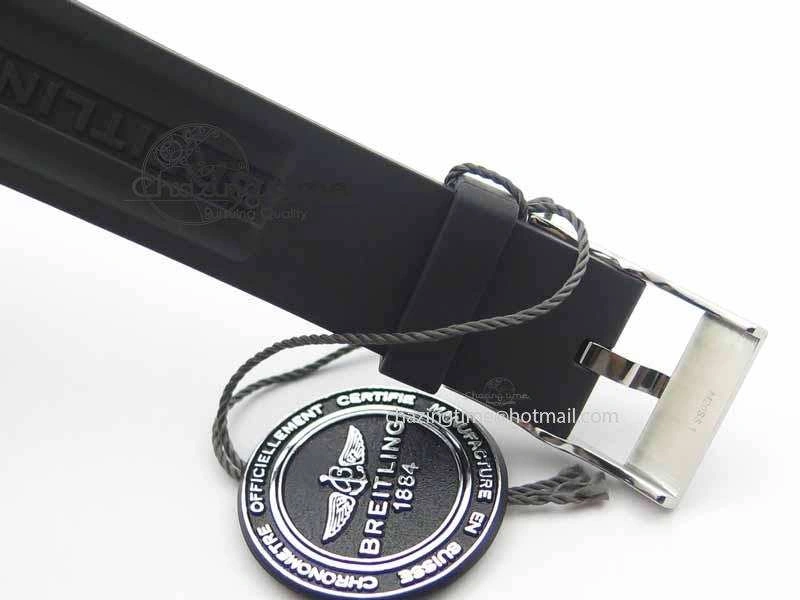 Avenger GMT SS GF 1:1 Best Edition White Sticks Marker Dial On Rubber Strap A2836