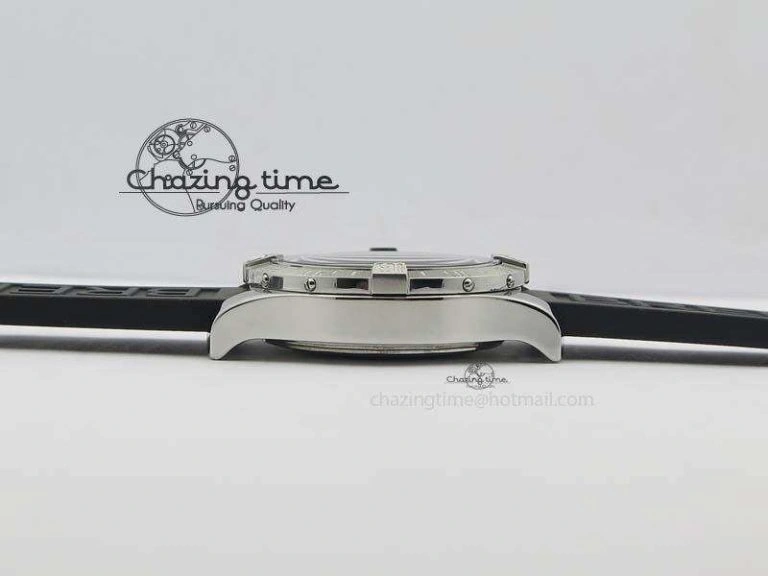 Avenger II GMT SS Black Dial On Rubber Strap A2836