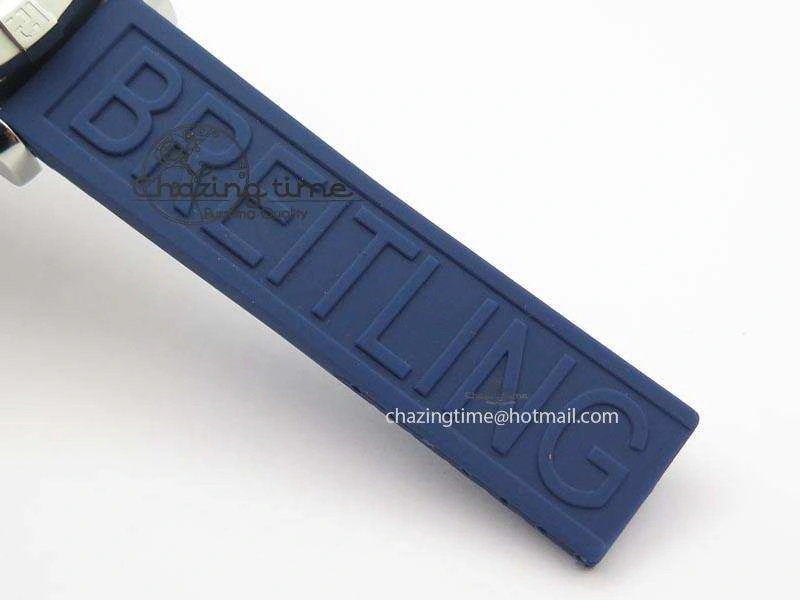Avenger II GMT SS Blue Dial On Blue Rubber Strap A2836