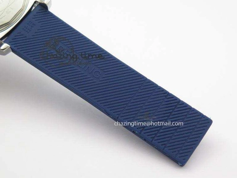 Avenger II GMT SS Blue Dial On Blue Rubber Strap A2836