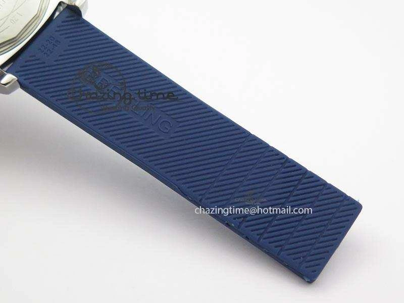 Avenger II GMT SS Blue Dial On Blue Rubber Strap A2836