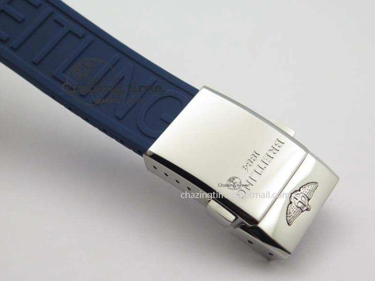 Avenger II GMT SS Blue Dial On Blue Rubber Strap A2836