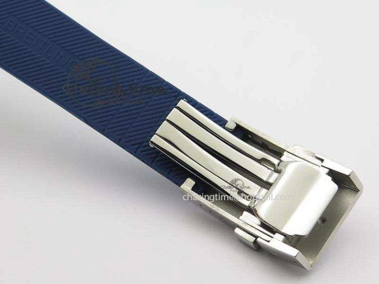 Avenger II GMT SS Blue Dial On Blue Rubber Strap A2836