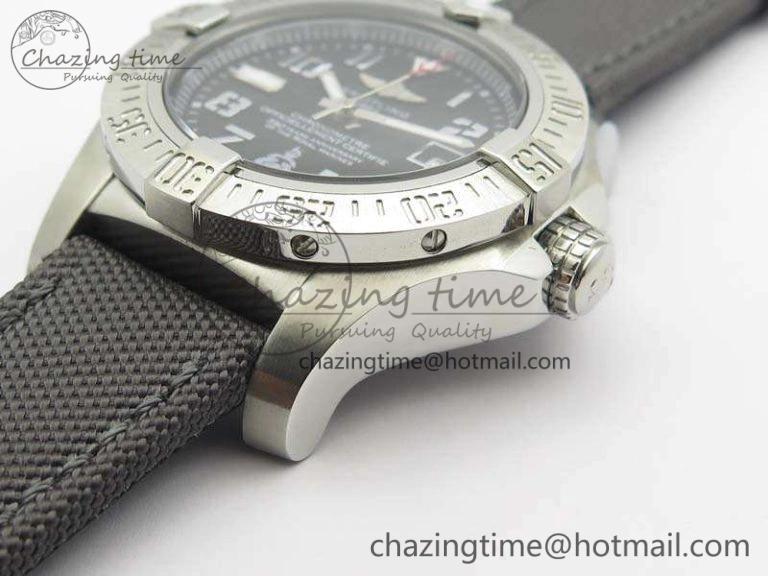 Avenger II Seawolf 350 Years SS 1:1 Best Edition Black Dial On Nylon Strap A2836
