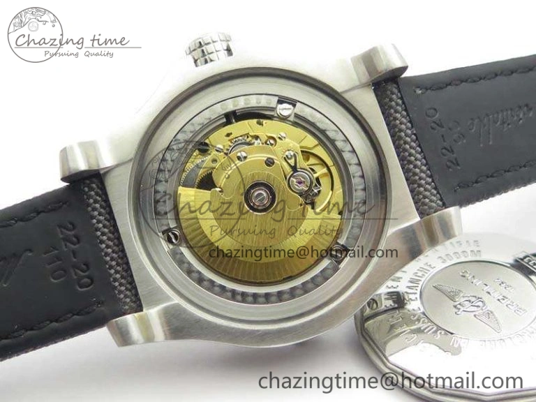 Avenger II Seawolf 350 Years SS 1:1 Best Edition Black Dial On Nylon Strap A2836