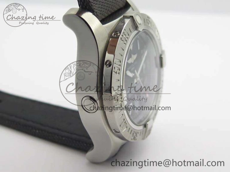 Avenger II Seawolf 350 Years SS 1:1 Best Edition Black Dial On Nylon Strap A2836