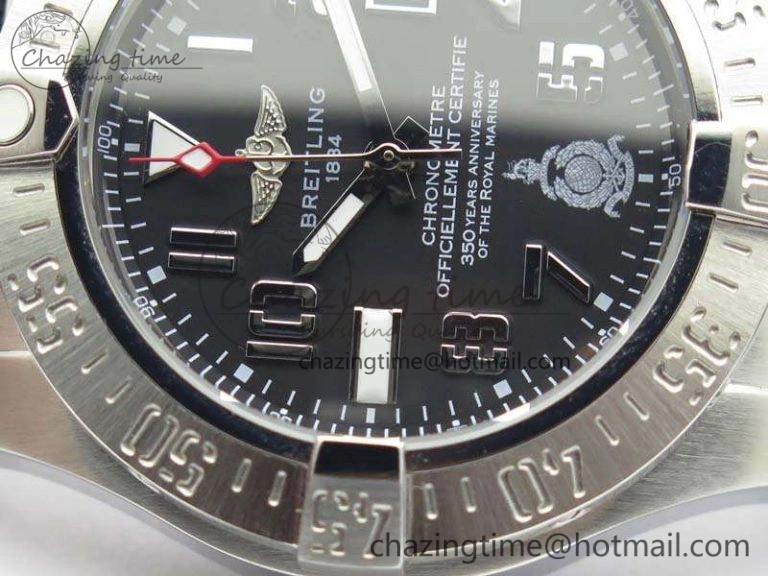 Avenger II Seawolf 350 Years SS 1:1 Best Edition Black Dial On Nylon Strap A2836