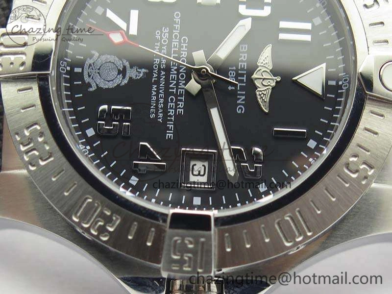 Avenger II Seawolf 350 Years SS 1:1 Best Edition Black Dial On Nylon Strap A2836